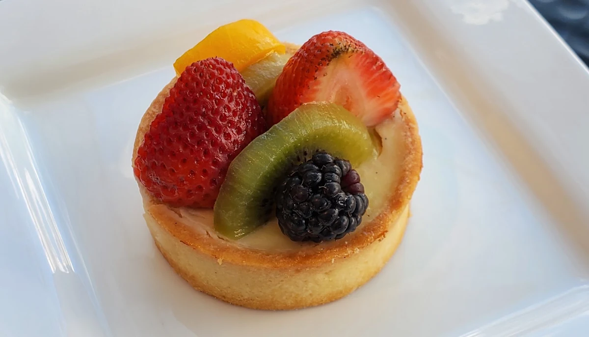 Fruit Tart, Trees Organic Coffee University Dr