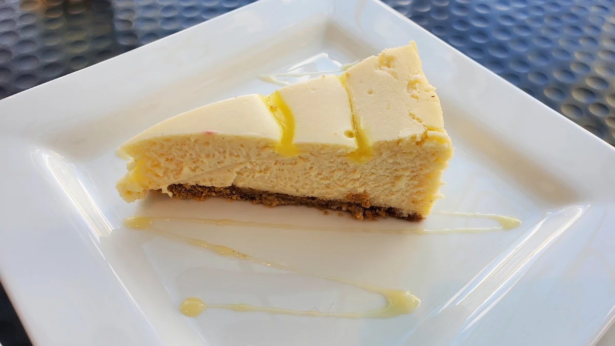 Key Lime Cheesecake, Trees Organic Coffee University Dr