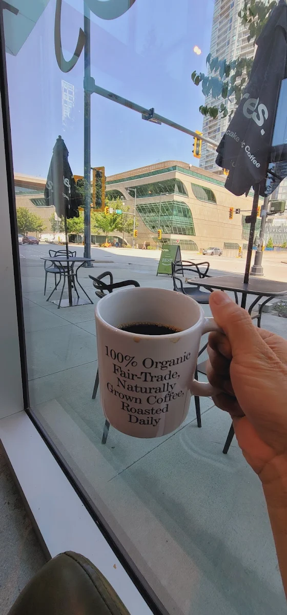 Natural Coffee Here, Trees Organic Coffee University Dr