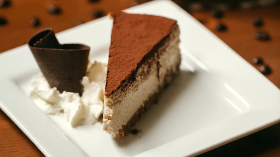 Tiramisu Cheesecake, Trees Organic Coffee University Dr