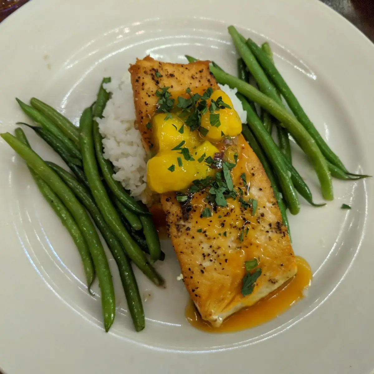 Mandarin Glazed Salmon