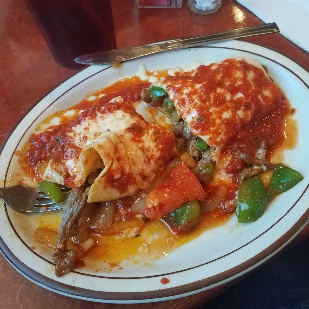 Steak Fajita Burrito