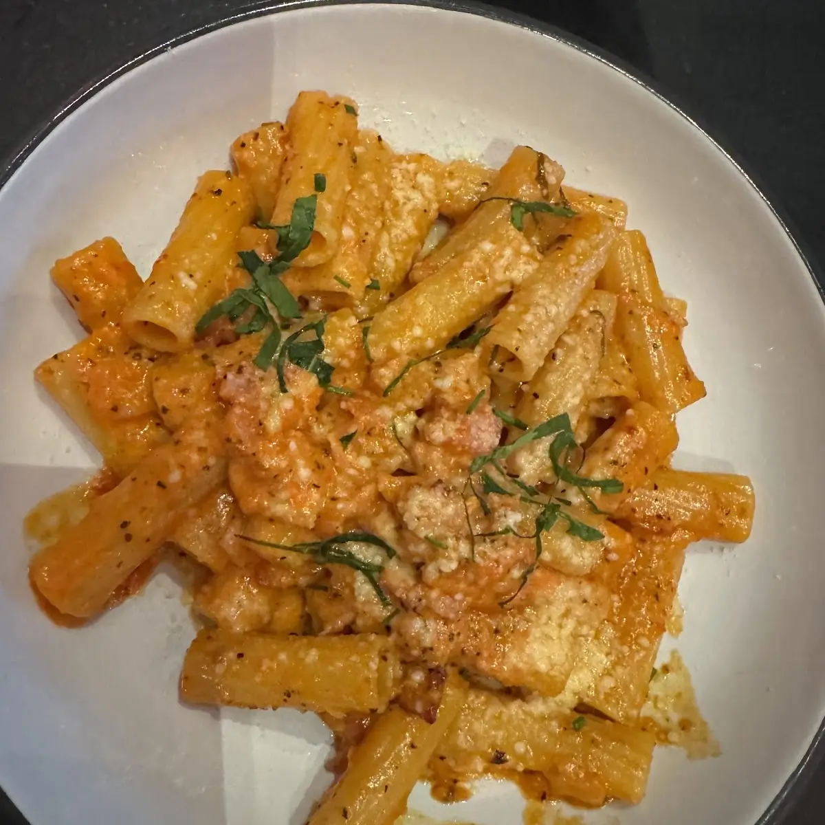 Spicy Rigatoni Alla Vodka