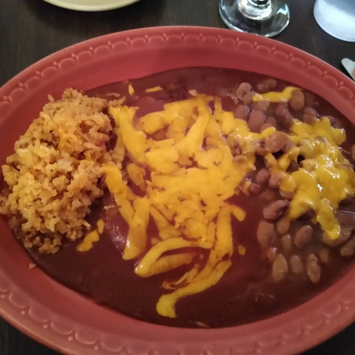 Cheese Enchilada Plate