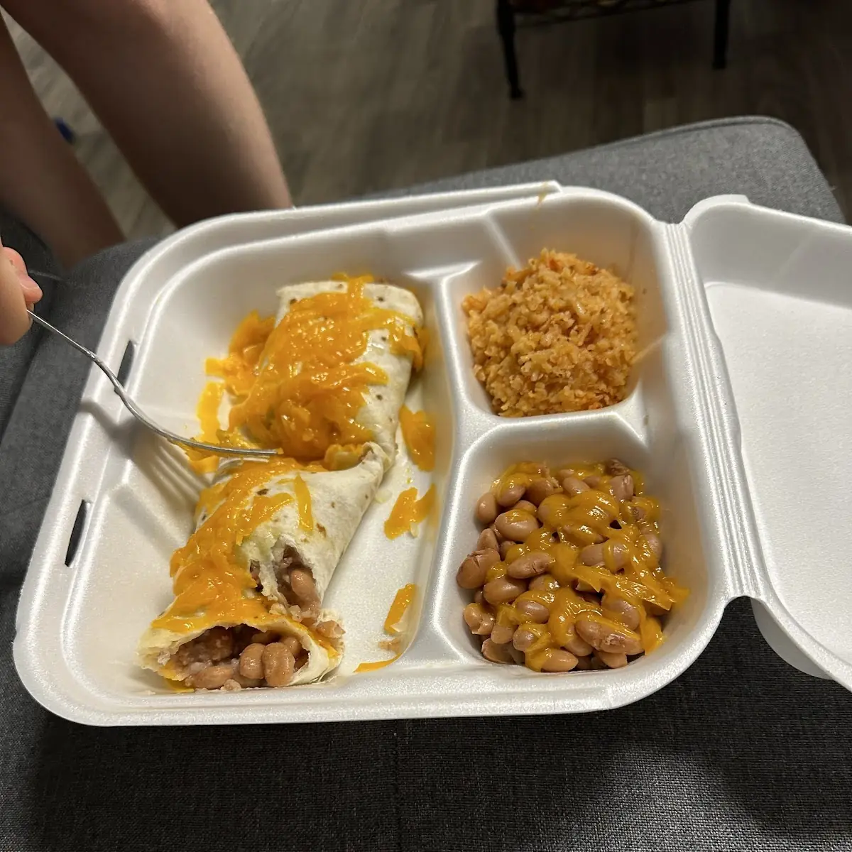 Green Chile Burrito Plate