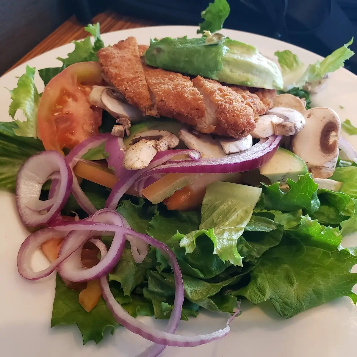 Salad with Buttermilk Chicken