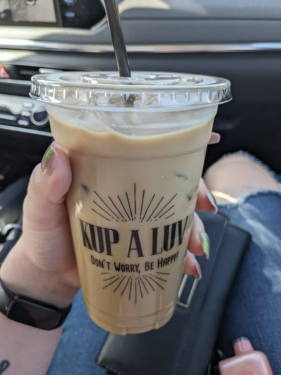 Salted Caramel Iced Latte
