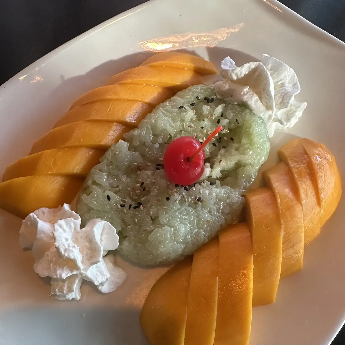 Sweet Sticky Rice with Mango Seasonal