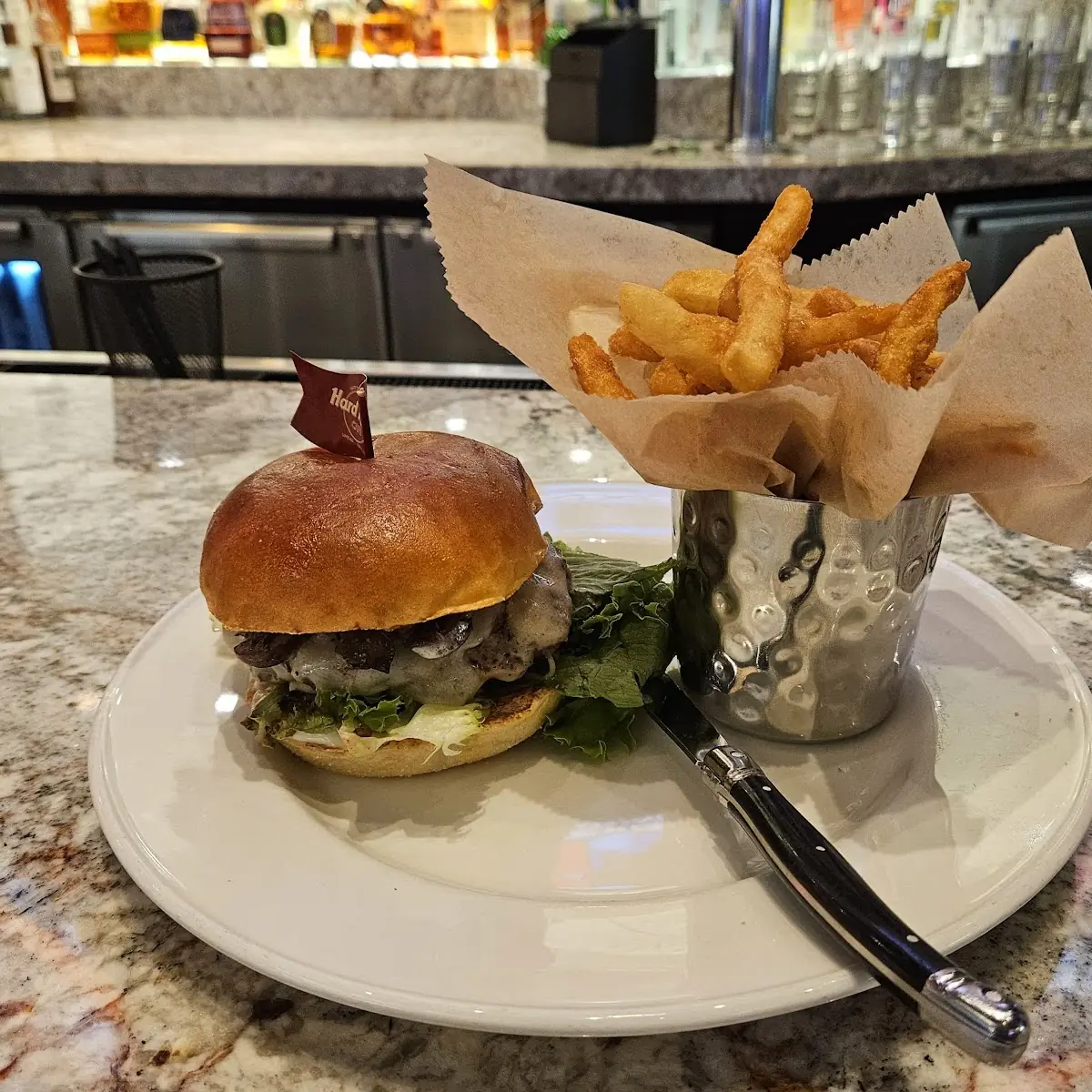 Swiss Mushroom Burger