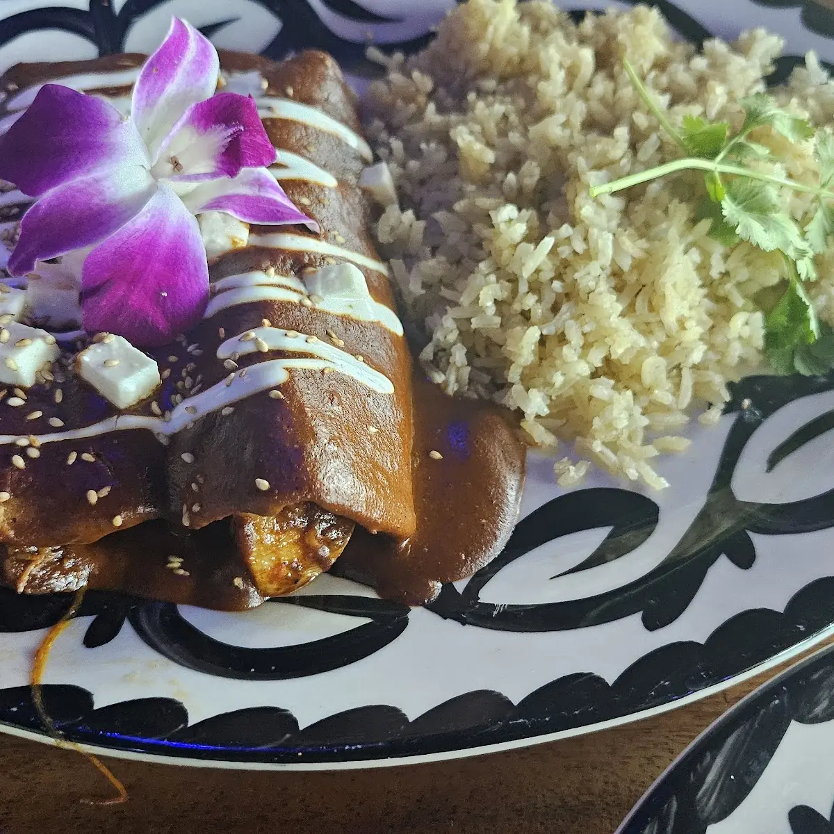 Mole Enchiladas