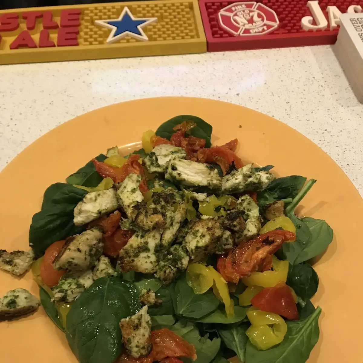 Enlightened Spinach Salad