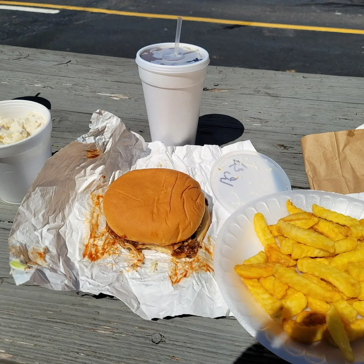 Jumbo Pulled Pork Sandwich with Slaw