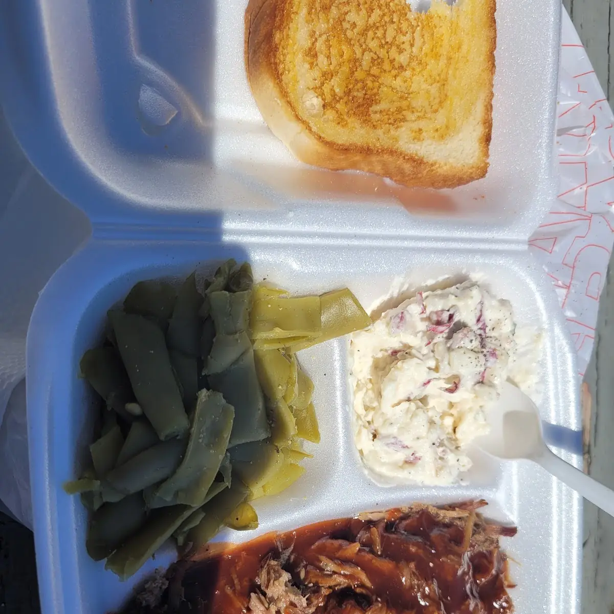 Pulled BBQ Beef Plate