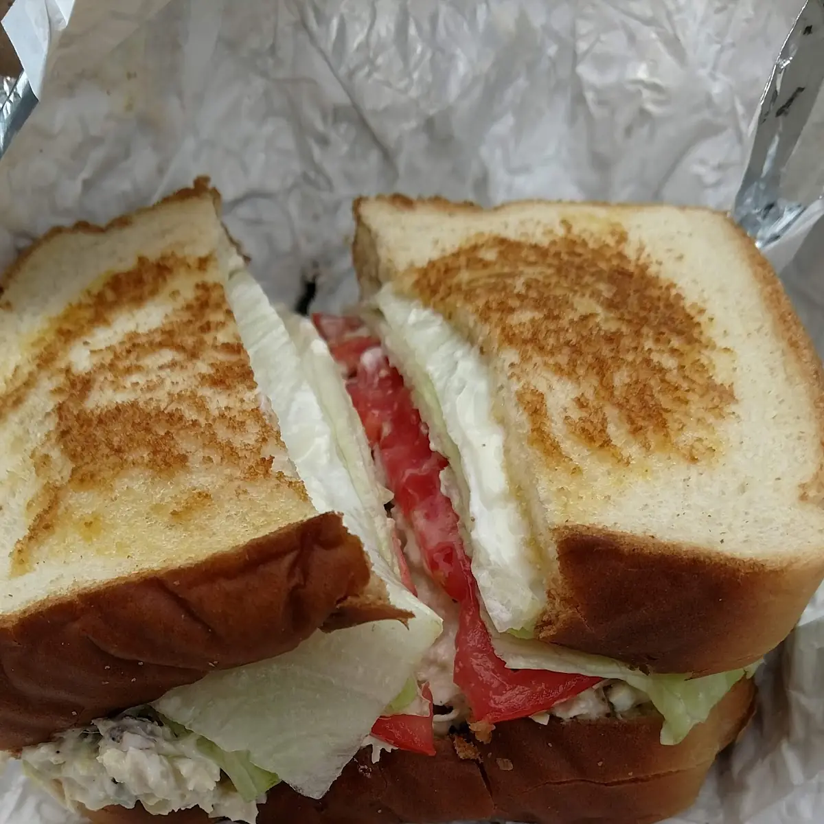 Smoked Chicken Salad Sandwich