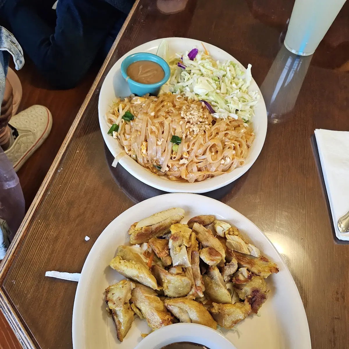 BBQ Chicken and Pad Thai