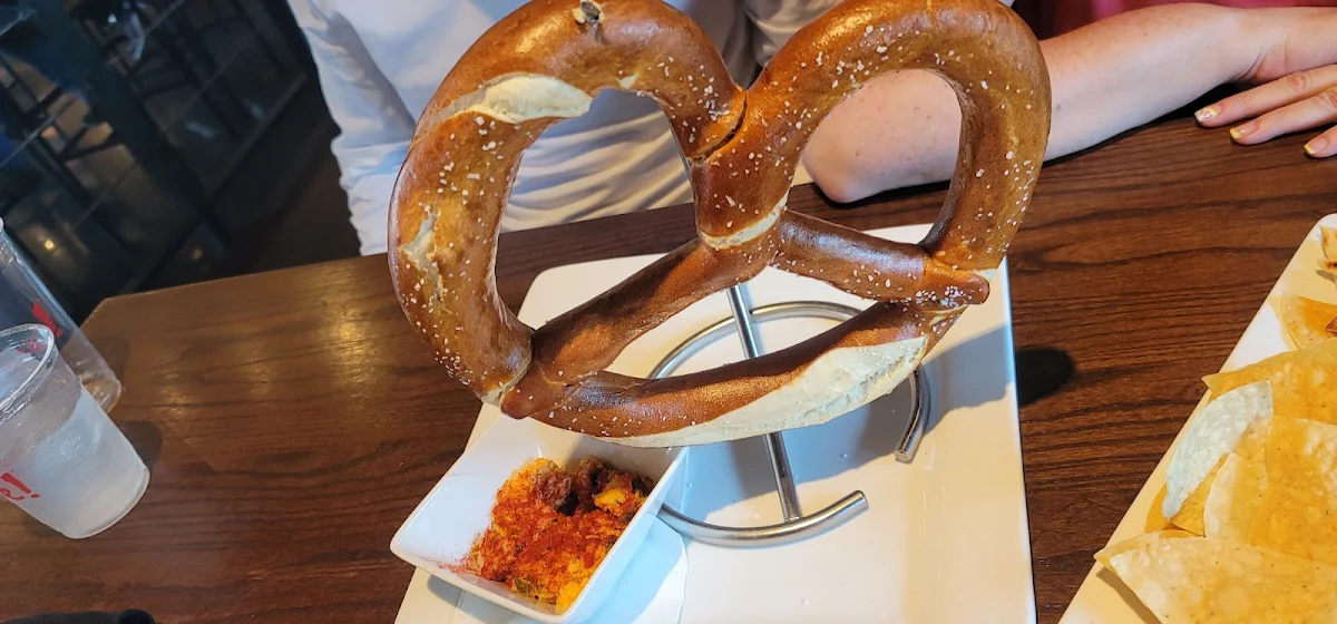 Cauliflower Wings & Giant Pretzel