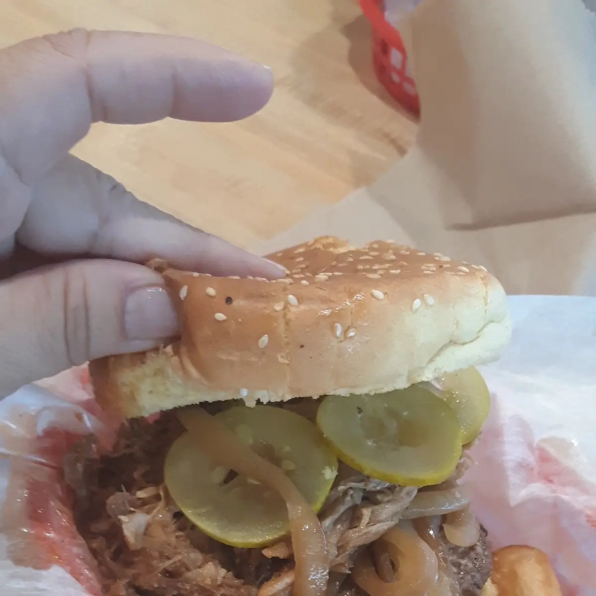 BBQ Pork Burger