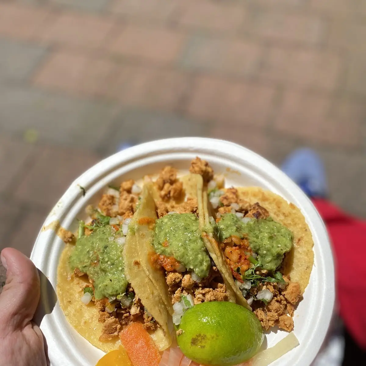 Taco Chorizo Verde / Ground Pork