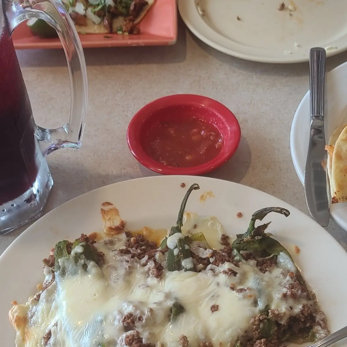 Chile Relleno with Beef