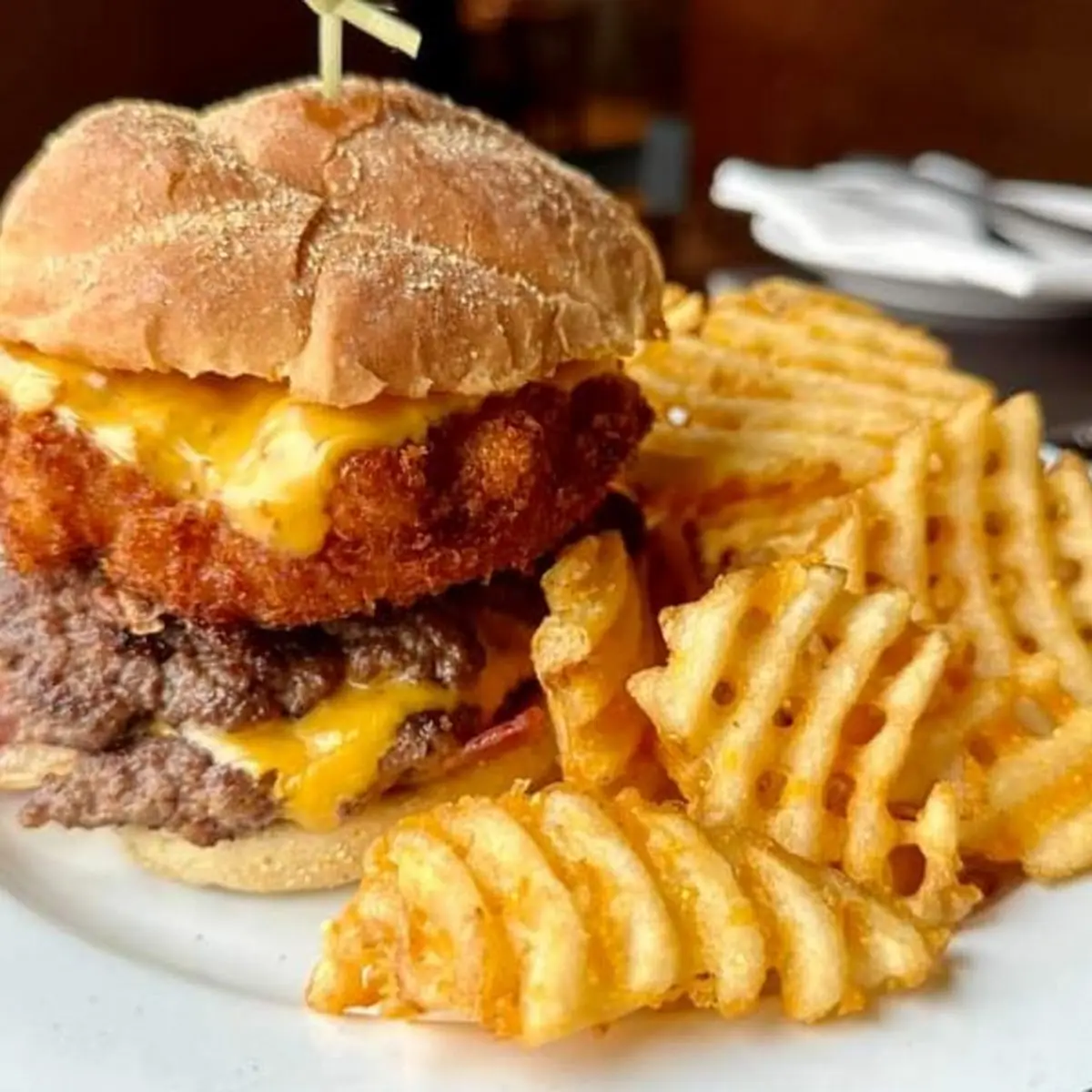 Mac and Cheese Burger