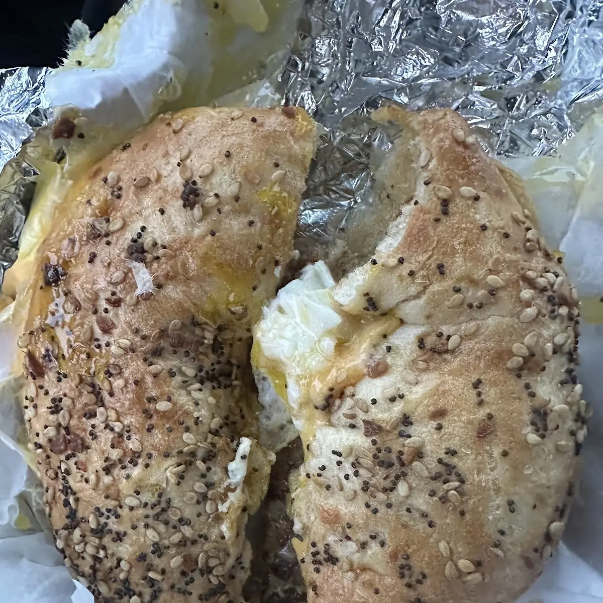 Everything Bagel with Cream Cheese