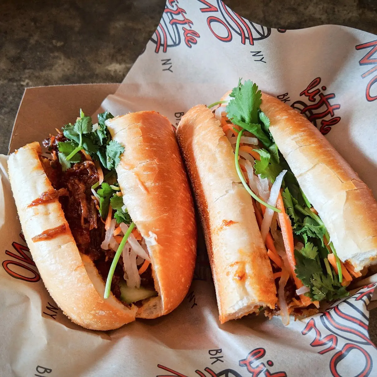 BBQ Pulled Pork Banh MI Sandwich
