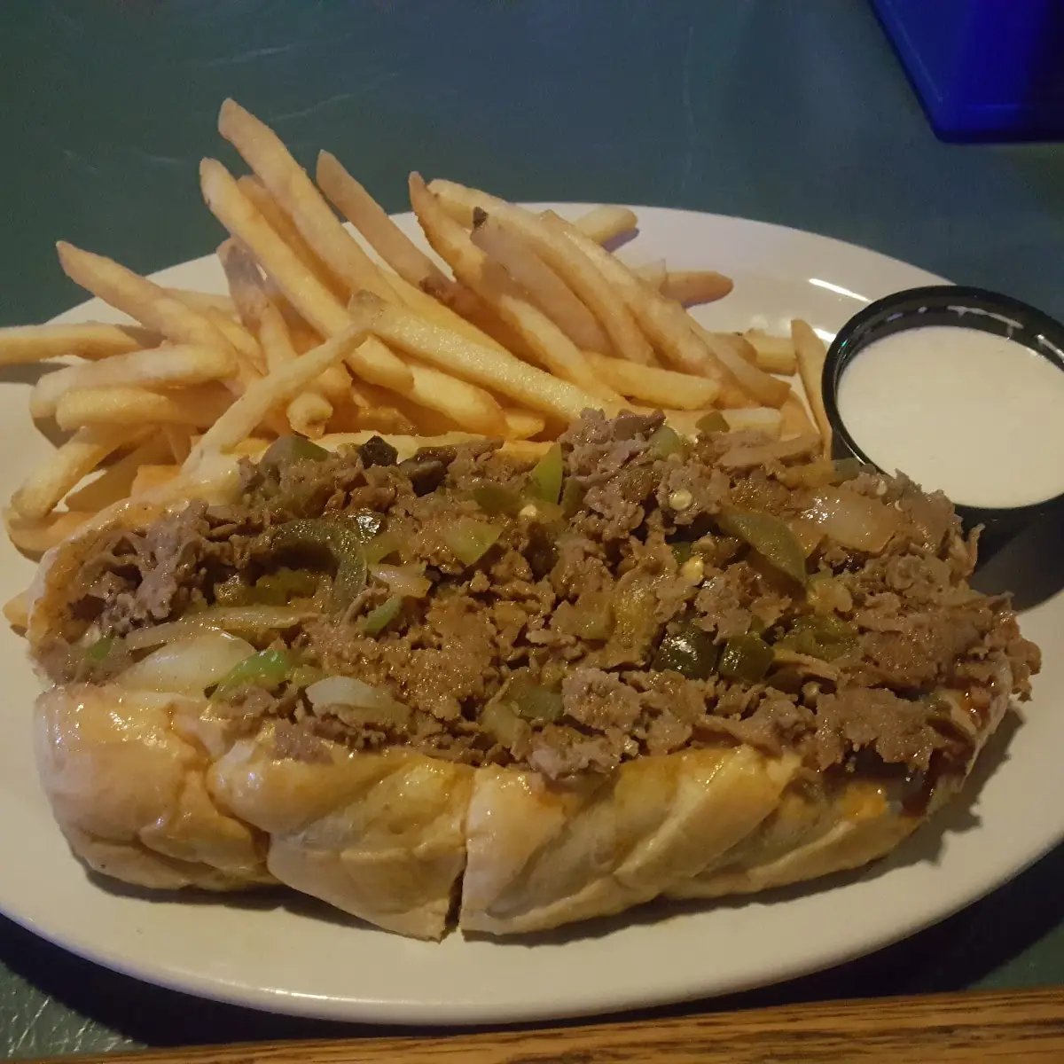 The Devil Philly Cheesesteak Sandwich
