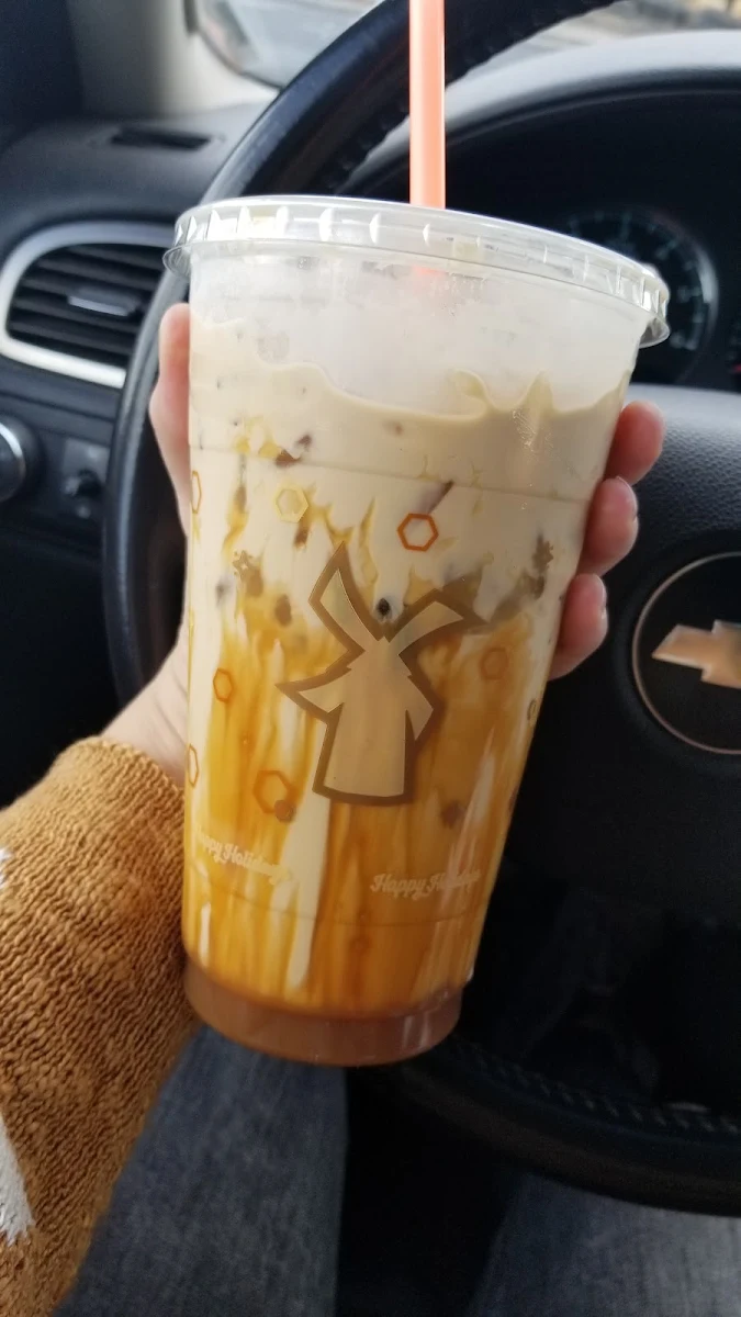 Iced Caramel Breve ♡