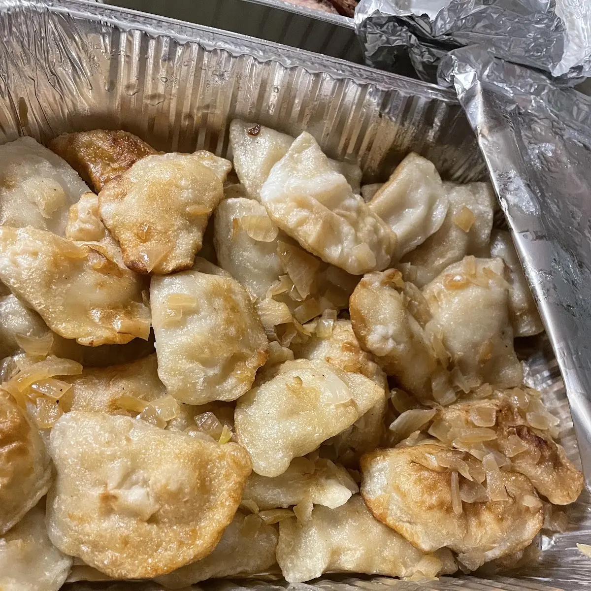 Pierogi with Onions