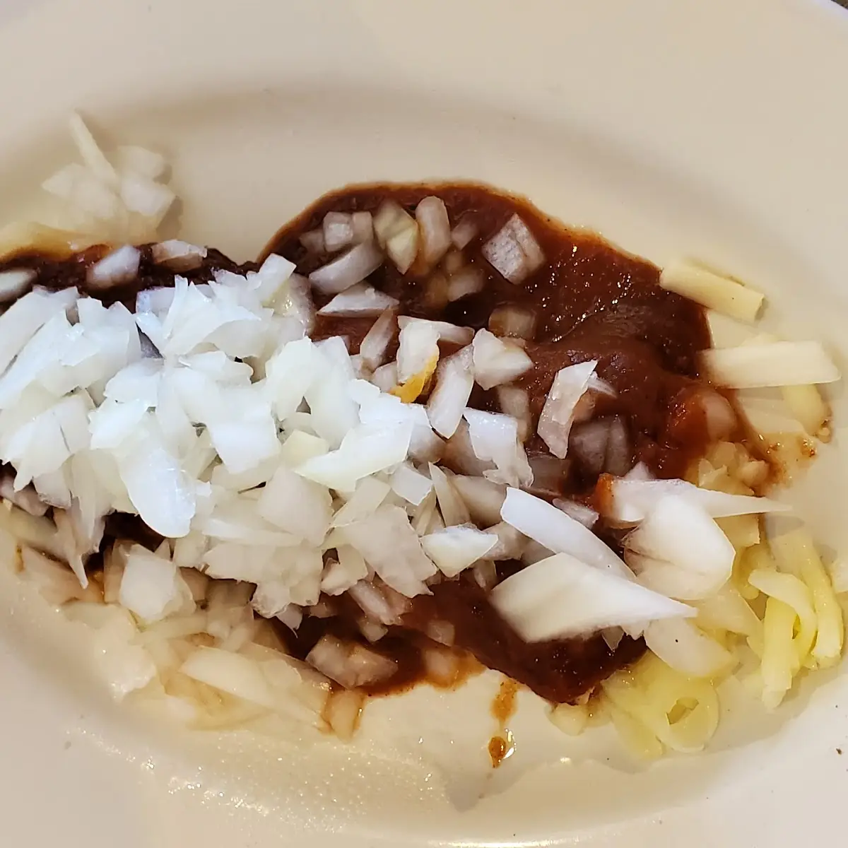 Cheese Enchilada with Onions
