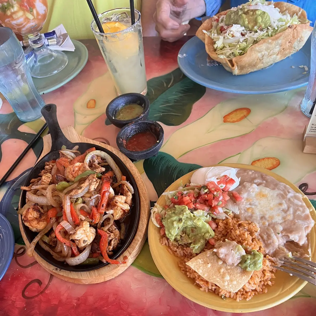 Chicken and Shrimp Fajitas