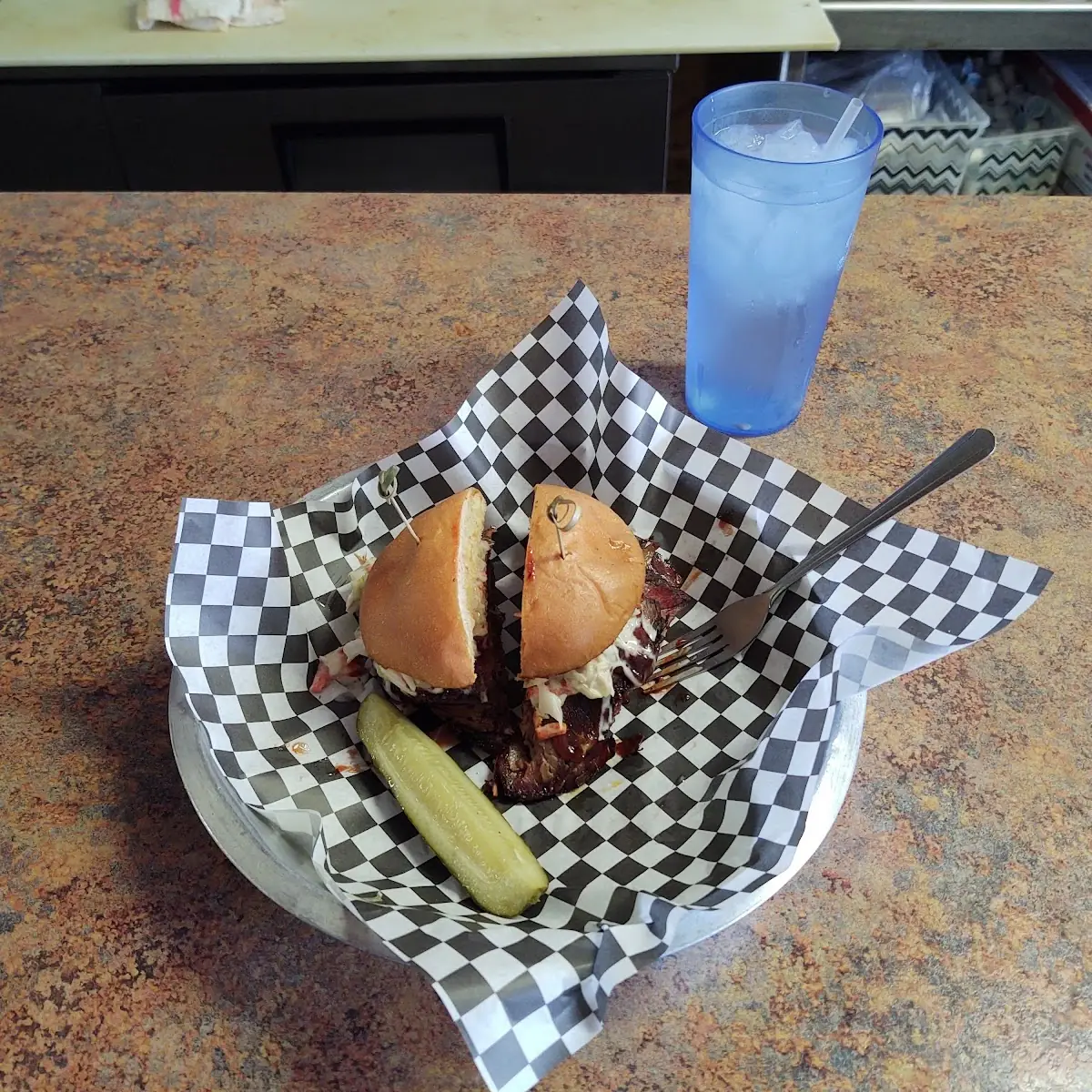 Smoked Pulled Pork Sandwich