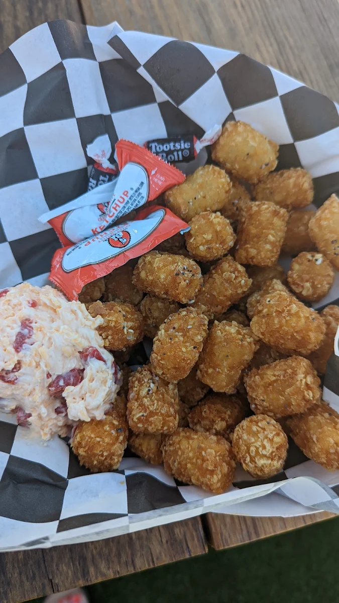 Tater Tots and Pimento Cheese