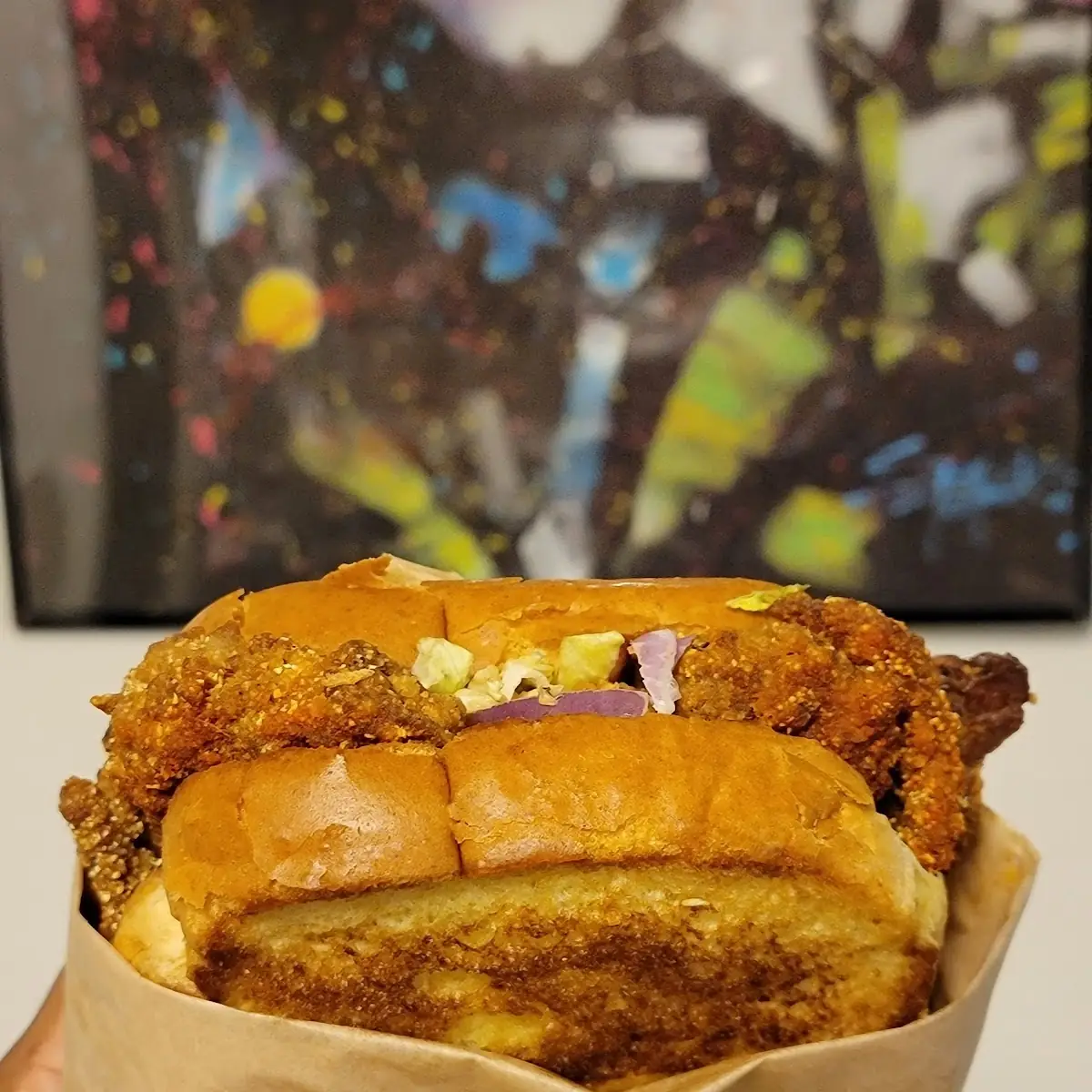 Fried Soft Shell Crab Sandwich