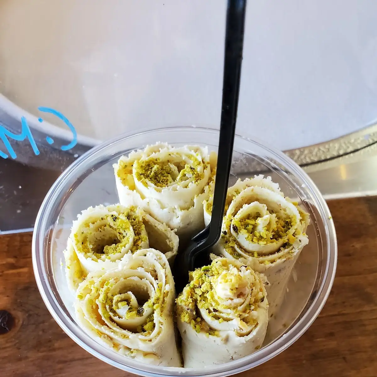 Baklava Rolled Ice Cream