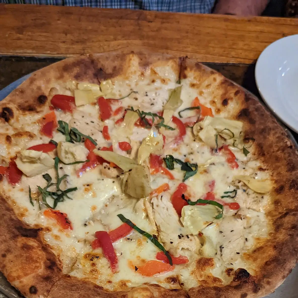 White Chicken Pizza