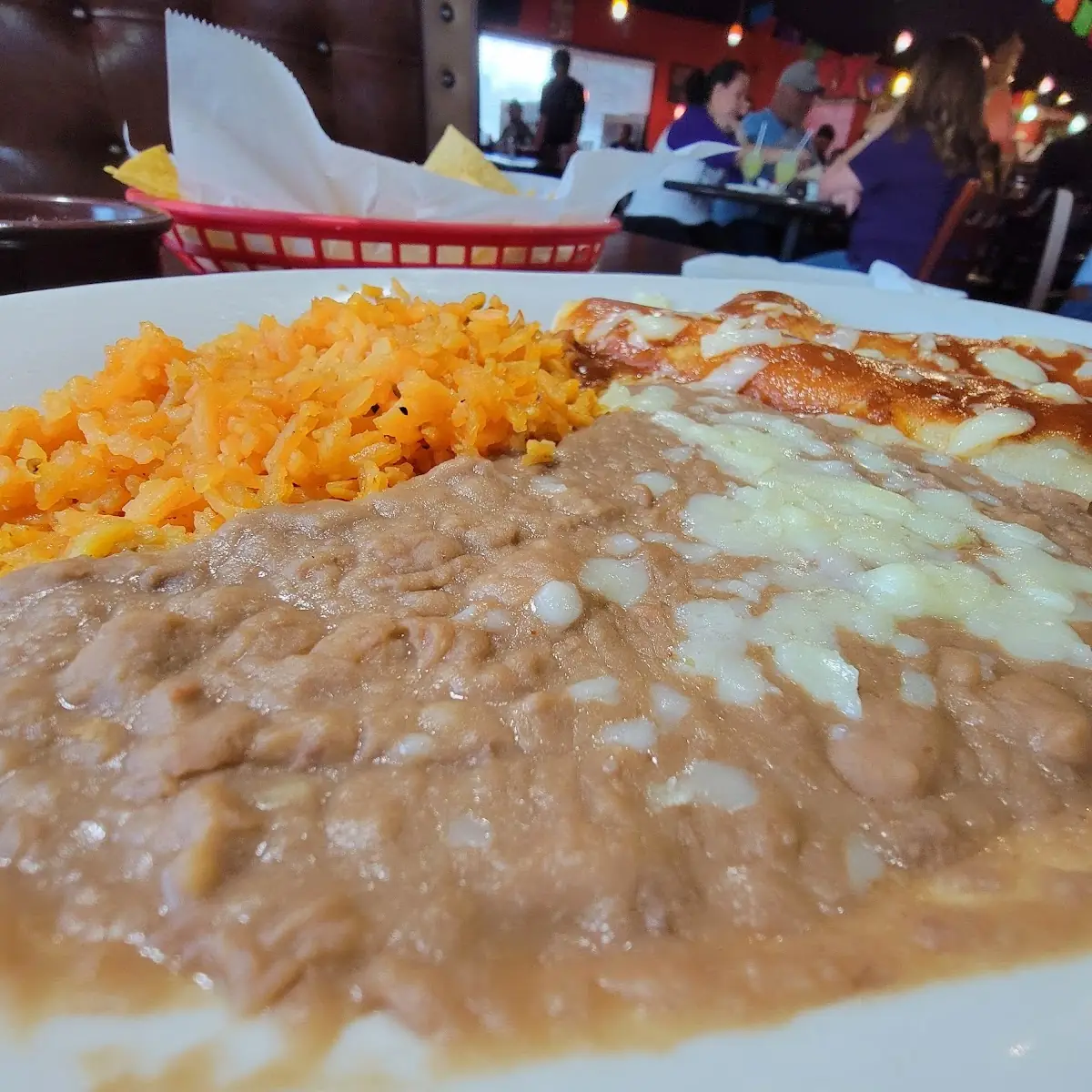 Cheese Enchilada Beans and Rice
