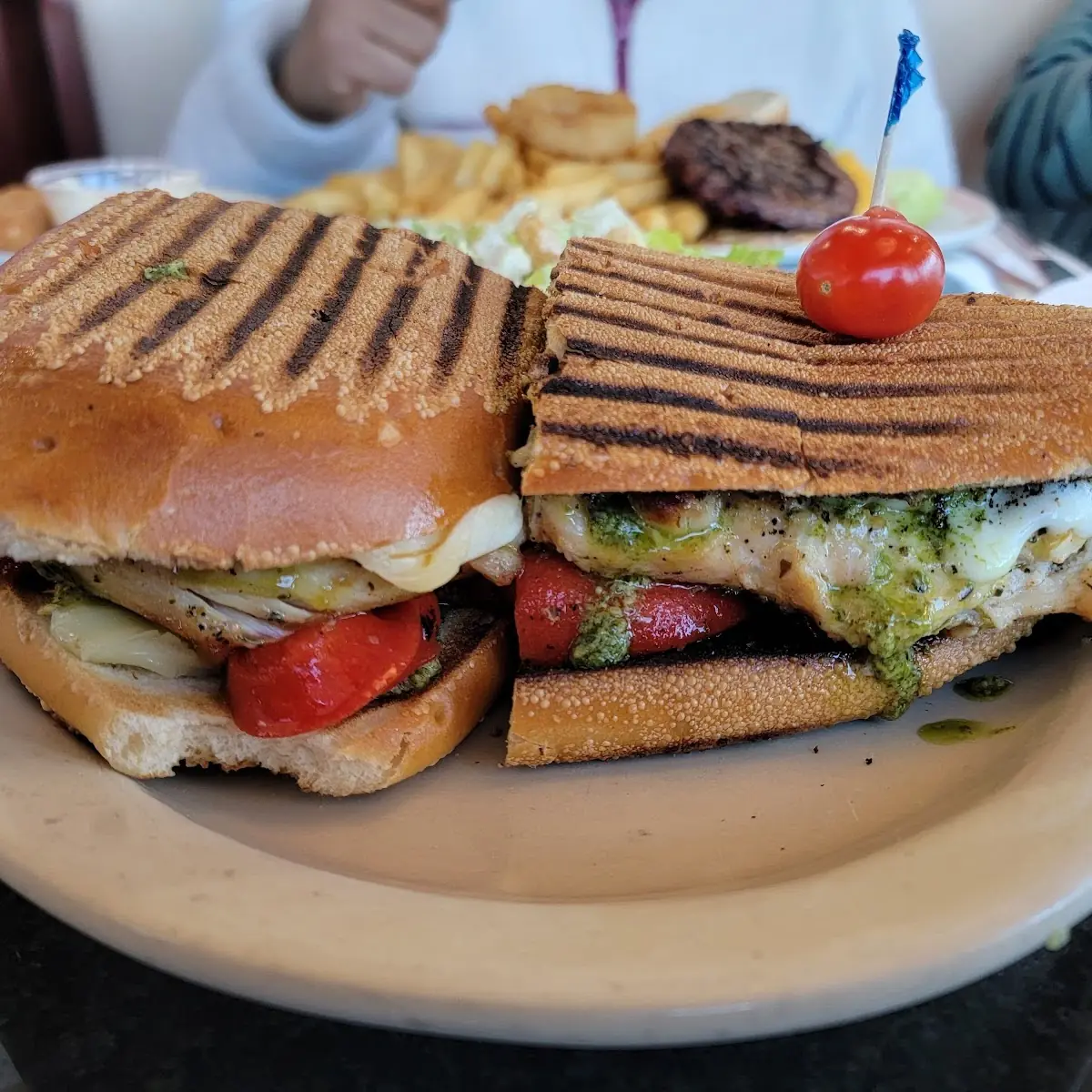 Pesto Chicken Panini