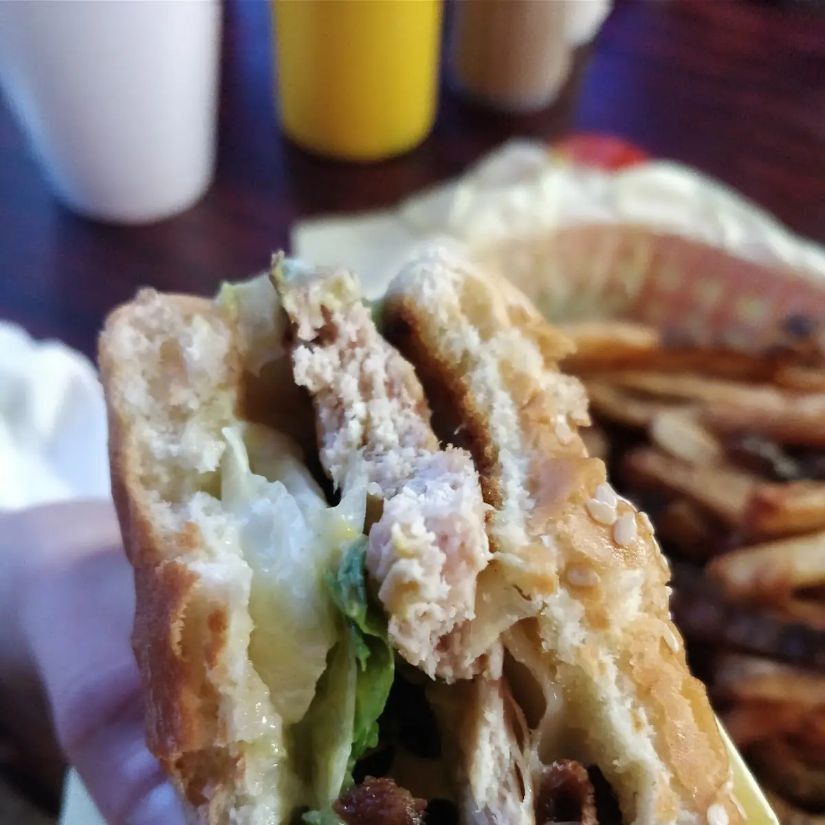 Processed Chicken Sandwich