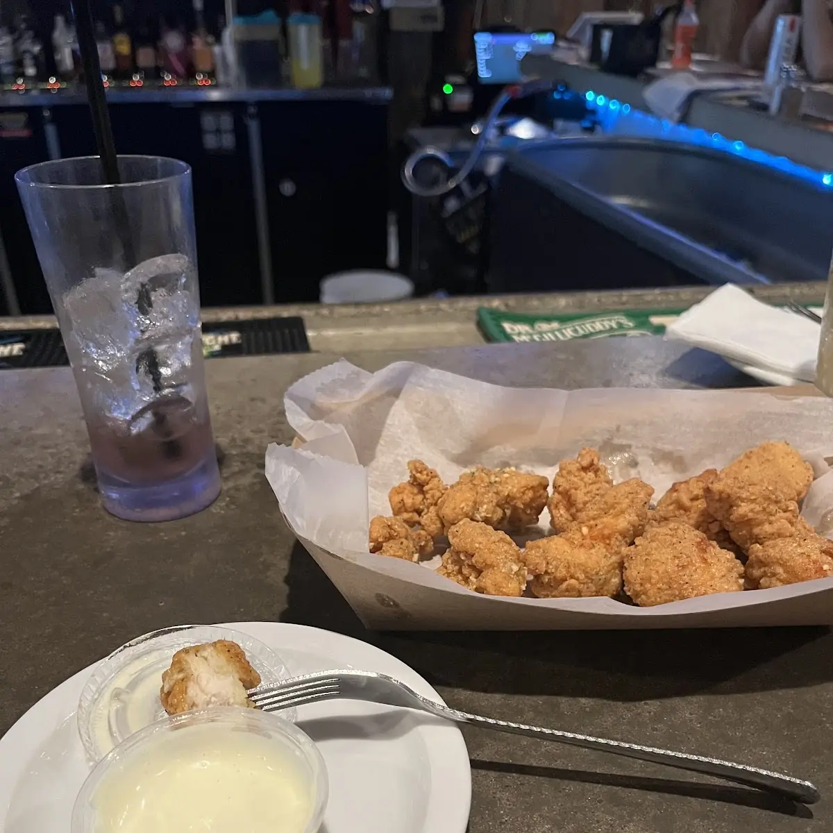Boneless Wings with Parmesan Garlic Sauce