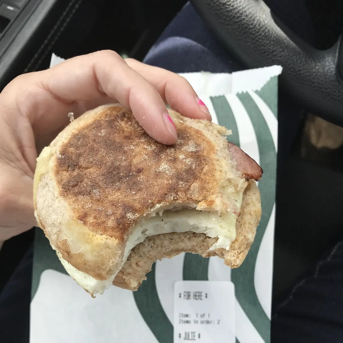 Turkey Bacon Cheddar & Egg White Sandwich