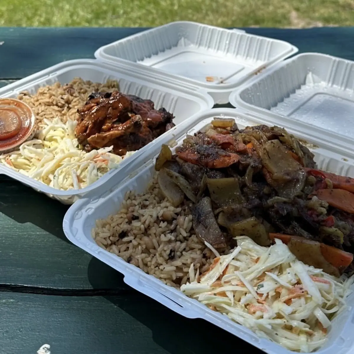 Jerk Pork Rice & Peas