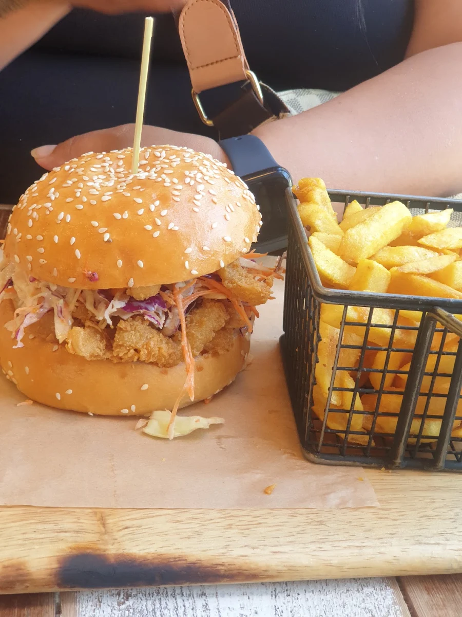Calamari Burger, Bek Cafe Restaurant and Dessert Maribyrnong