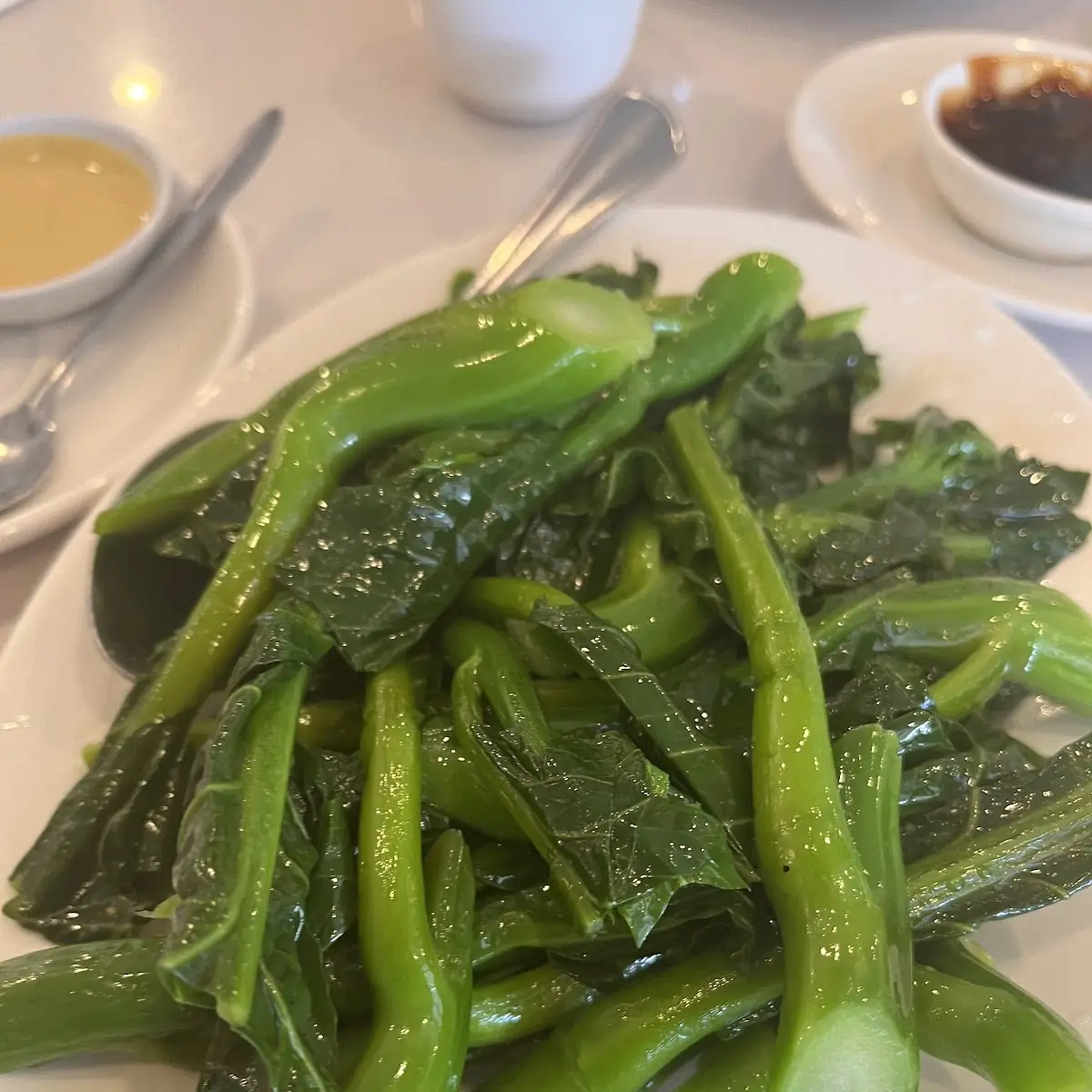 Chinese Broccoli with Dried Flounder