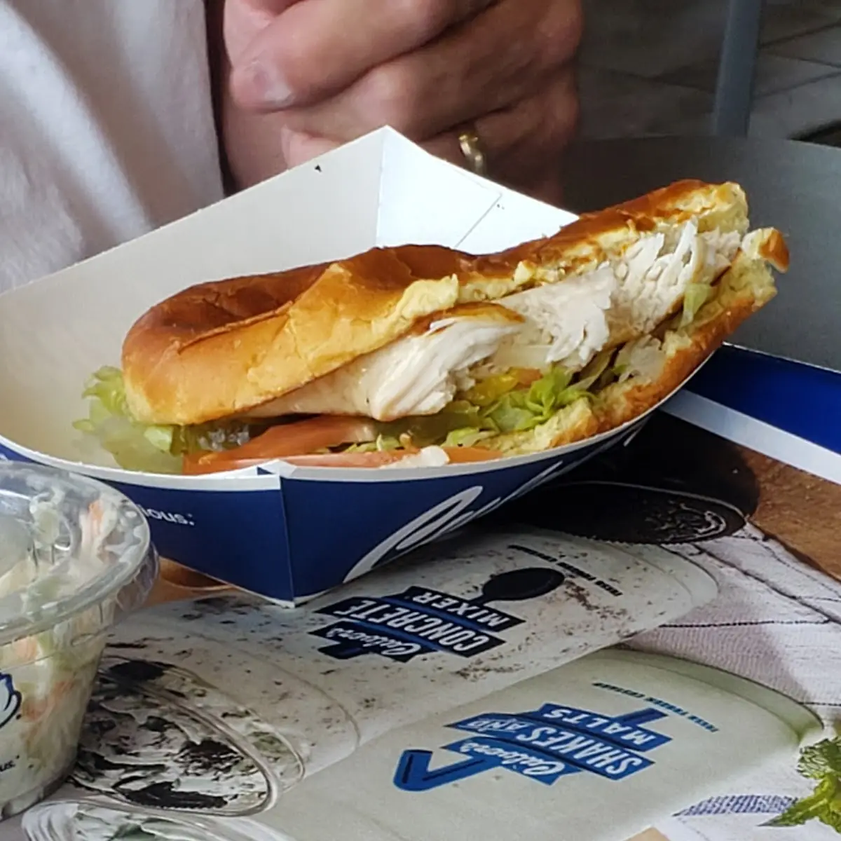 Cold Small Chicken Sandwich