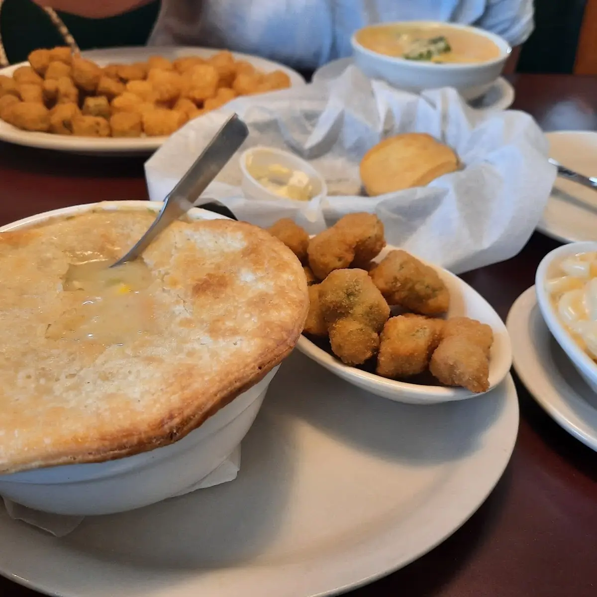 Pot Pie with a Side of Okra