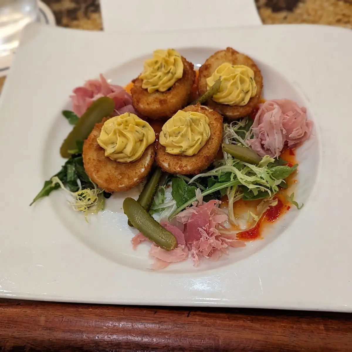 Crispy Deviled Eggs