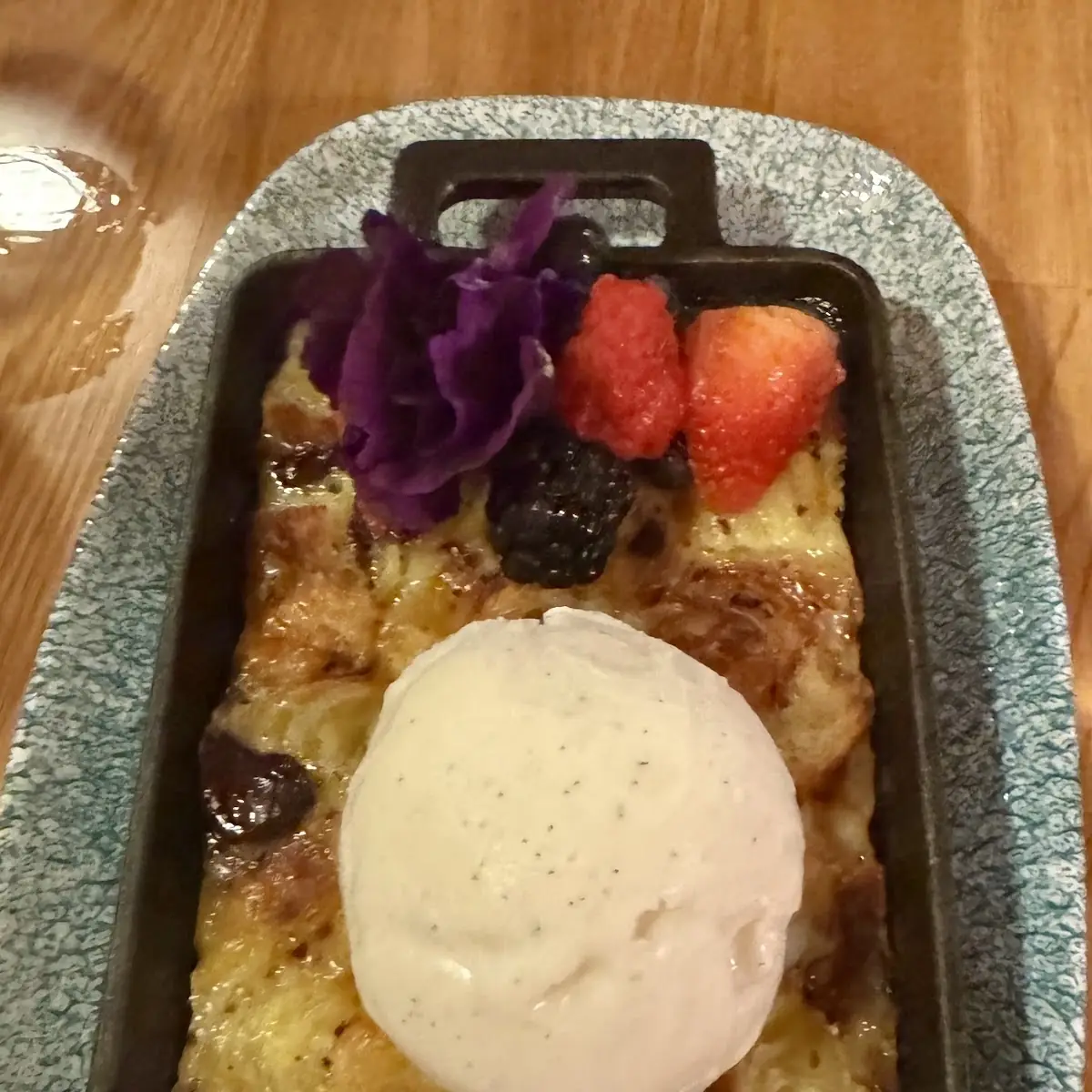 Chocolate Croissant Bread Pudding