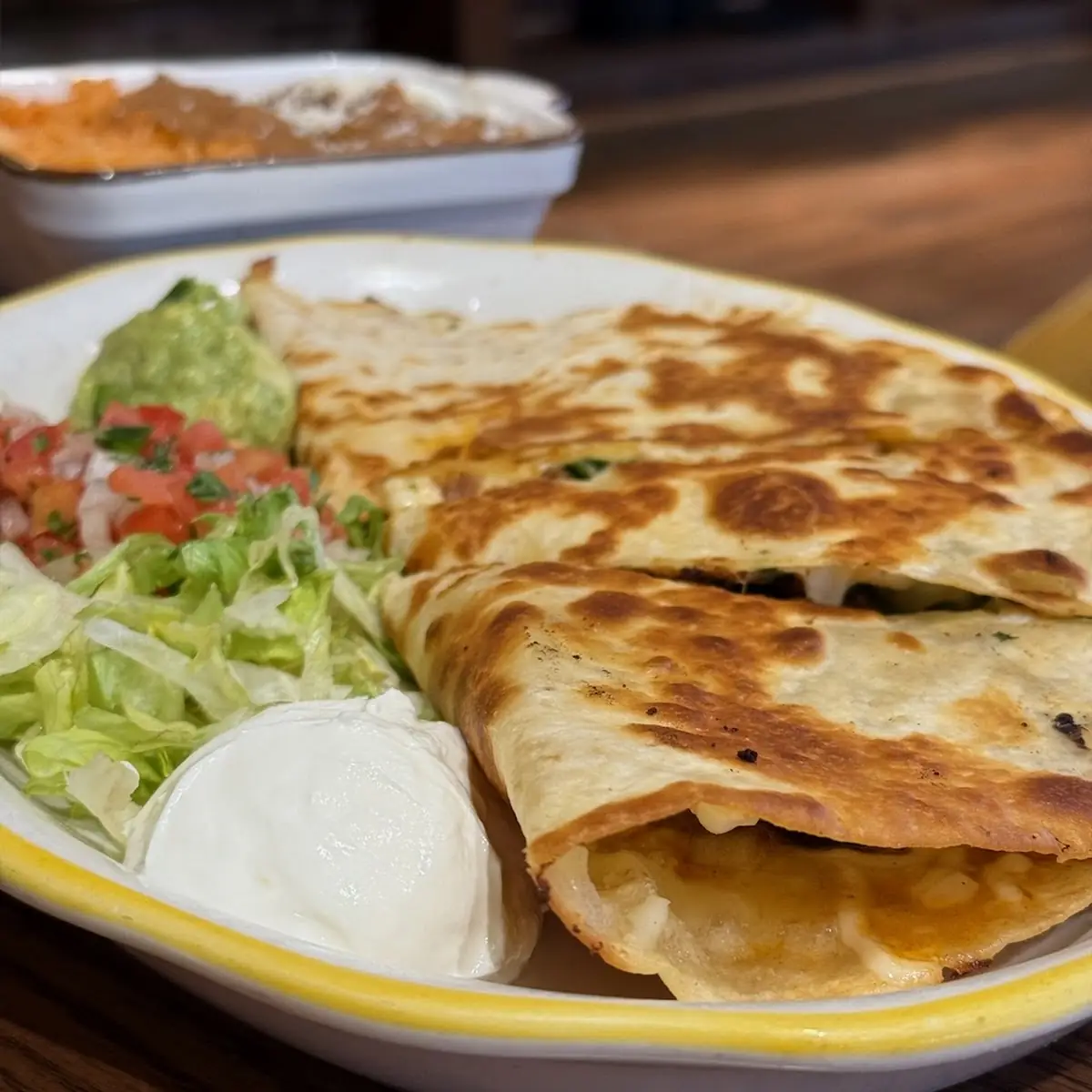 Smash Burger Quesadilla