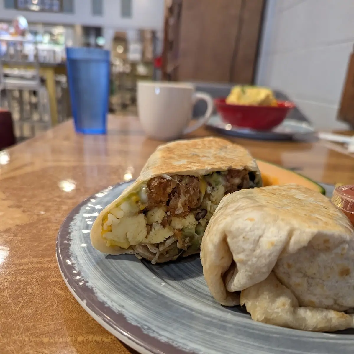 Breakfast Burrito with Bacon
